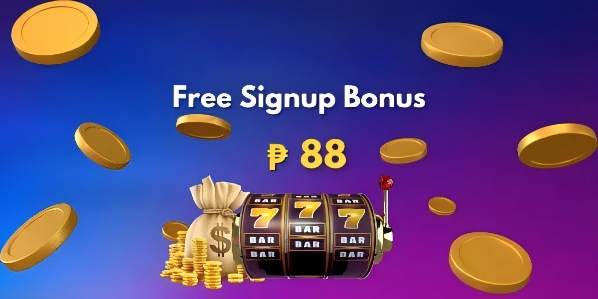 Welcome trail promotion banner over featured slot reels
